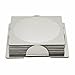 Ikea Stainless Steel Coaster 600.176.15, Set of 6, Silver