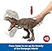 Mattel Jurassic World Chaos Theory All-Out Attack Tyrannosaurus Rex Dinosaur Action Figure Toy, T. rex with Rampage Attack, Chomp & Roar & Evolved Spikes, Digital Play