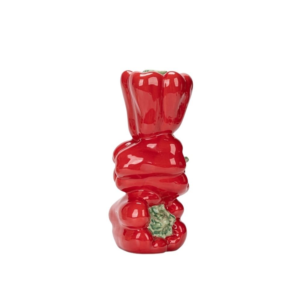 Vase Ceramic Fruit And Vegetable Shapes, Creative Ceramic Vases, Desktop Flower Arrangements, Decorative Ornaments Ceramic Vase(B)