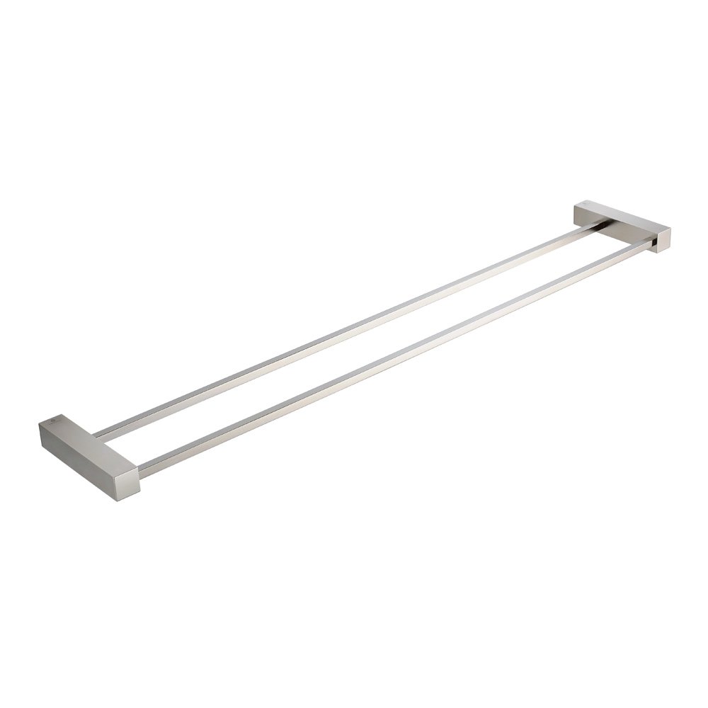 FrescaBath FAC0440BN Ottimo Double Towel Bar, 26", Brushed Nickel