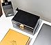 Todoxi Faraday Box Car Key Fob Protector RFID Box for Keys Large PU Leather RFID Signal Blocking Car Security Proection Box (Black)
