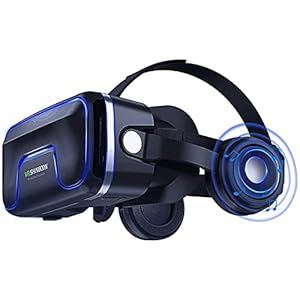 VR Headset Virtual Reality Headset VR Glasses – for 3D VR Movies Video Games Compatible for Samsung Huawei Google Moto & All Android Smartphone