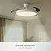 Imagen de Cecotec Ventilador de Techo con Luz con Aspas Retráctiles EnergySilence Aero 300 Air Invisible