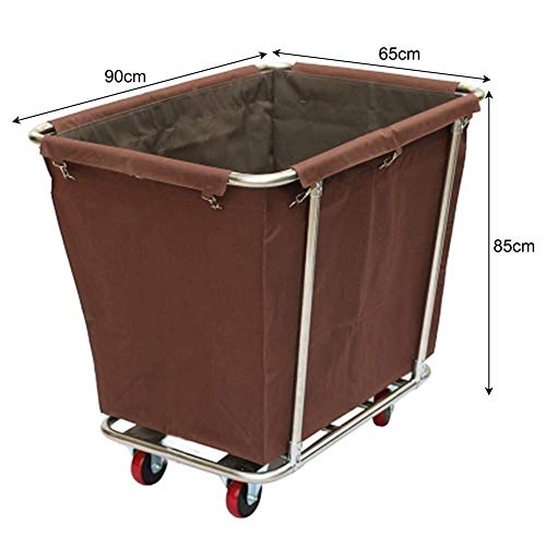 Clasificador de cestos de ropa y carrito de servicio multiuso 3