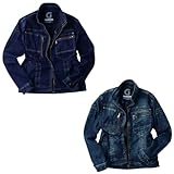 [タカヤ商事] グランシスコ デニムジャケット GC-A700 作業服 通年 L BSブラックスペシャル