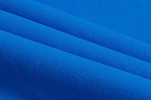 Sportides Boy's Quick Dry Active Sport Short Sleeve Breathable Compression Shirt Tee Tshirt T-Shirt Top Lbs709 Blue 130/7 #TOP3