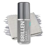 Neues Modell: Brillenreiniger/Brillenspray für Brillen, Lesehilfen und Sonnenbrillen – Brillenreinigung wirkt Antistatisch mit Antischmutz-Effekt – Brillenreinigungsspray (115ml) (115 ml (1er Pack))