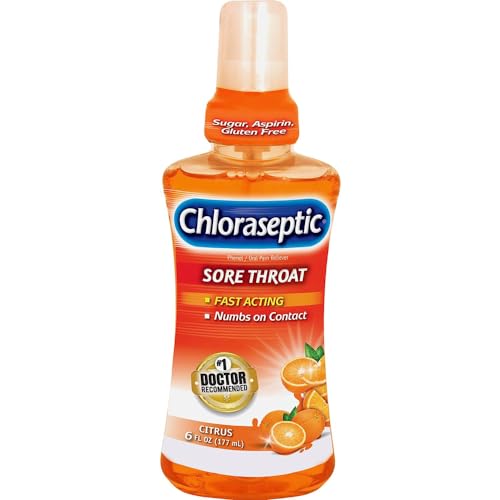 Chloraseptic Sore Throat Spray, Citrus, 6 fl oz (Pack of 1)