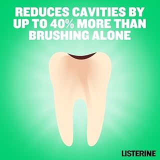 Listerine Smart Rinse Mild Mint Mouthwash (500ml), Kids Alcohol-Free Mouthwash to Reduce Cavities, Bad Bacteria, and Cleaning Teeth, Gums, and Tongue, Sugar-Free Formula