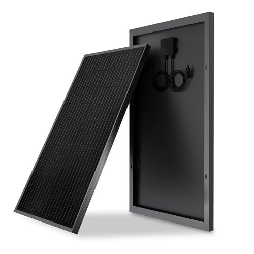WUZECK Solar Panel 50 Watt High Efficiency Monocrystalline PV Modules for 12V System RV Marine Van Boat Light and Other Off-Grid Applications