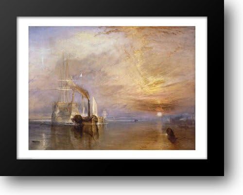 The ""Fighting Temeraire"" 28x22 Framed Art Print by Turner, J.M.W.