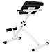 TecTake Entrenamiento de Espalda Abdominal Banco máquina Abdominales | Acolchado Ajustable en...