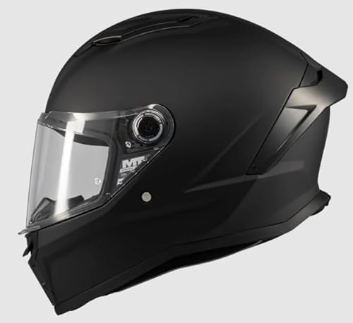 MT Helmets Stinger 2 Pure - Casco Integral de Moto, Diseño Aerodinámico, Certificación ECE 22.06, Ventilación Avanzada, Interior Desmontable y Lavable (M 57/58)