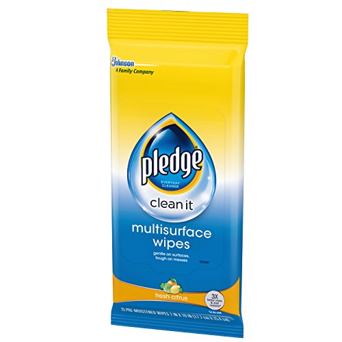 Pledge Multi Surface Everyday Wipes 25 Ct #TOP2