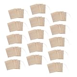 CIYODO 200 Stück Einweg Teefilterbeutel aus Papier für Losen Tee und Kräuter Hitzebeständig zum Aromaherstellen und Tee Trinken Geeignet