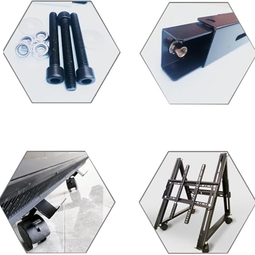 Soporte móvil para TV piso para 32-75 pulgadas miniatura 6