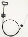 ProFurnitureParts Recliner Cable D-ring Release Long Handle (7") -Exposed Length 4.75" with Spring- Total Overall Length 44.75"