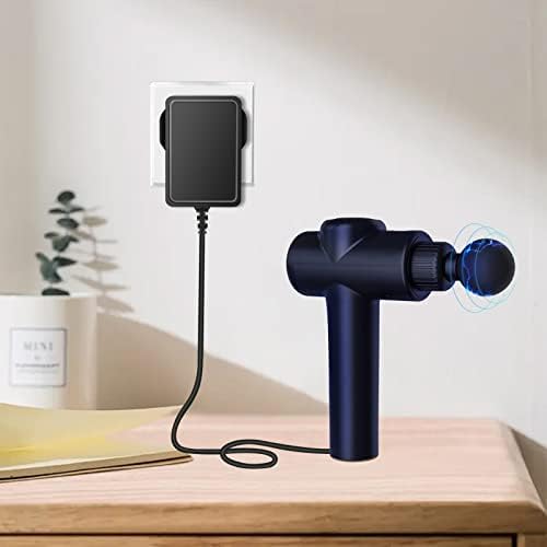 Gonine 12.6V Massage Gun Charger, AC 100-240V DC 12.6V 0.6A Power Supply Adapter for 12V 12.6V Muscle Deep Tissue Massage Gun