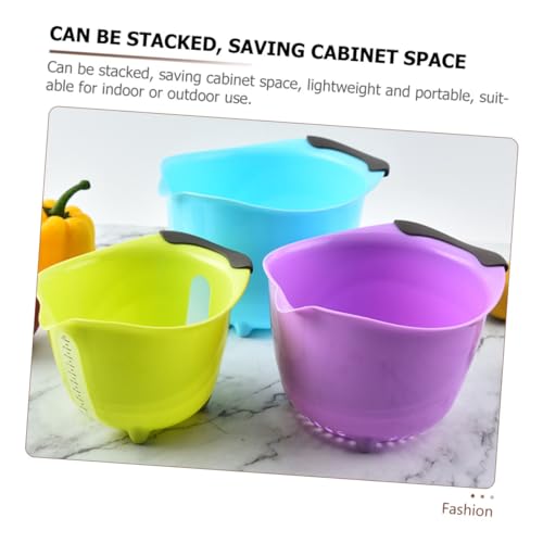 Set de 3 tazones para ensalada de frutas multiuso miniatura 6