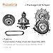 Buxatina RE0F09A JF010E Transmission Pulley Chain Set Assembly 28T Replacement for Nissan Altima 3.5L 2007-2012 Fits for Maxima 3.5L 2007-2014, Compatible with Infiniti JX35 2013 Gearbox 28T