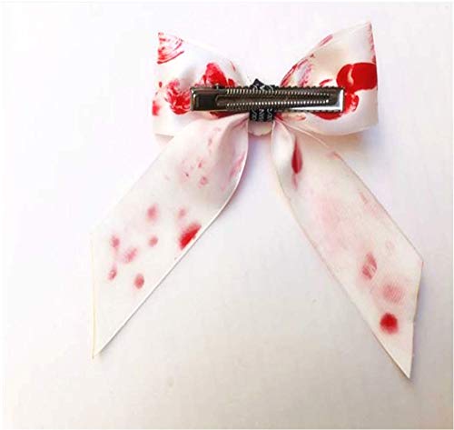 Cathercing Halloween Horror Bloody Eyeball Bow Ribbon Hair Barrettes Clip For Girls Kids Headband For Women Teen Vampire Costume Headpiece Hair Accessories For Festivals Cosplay Ball Prom Party #TOP5