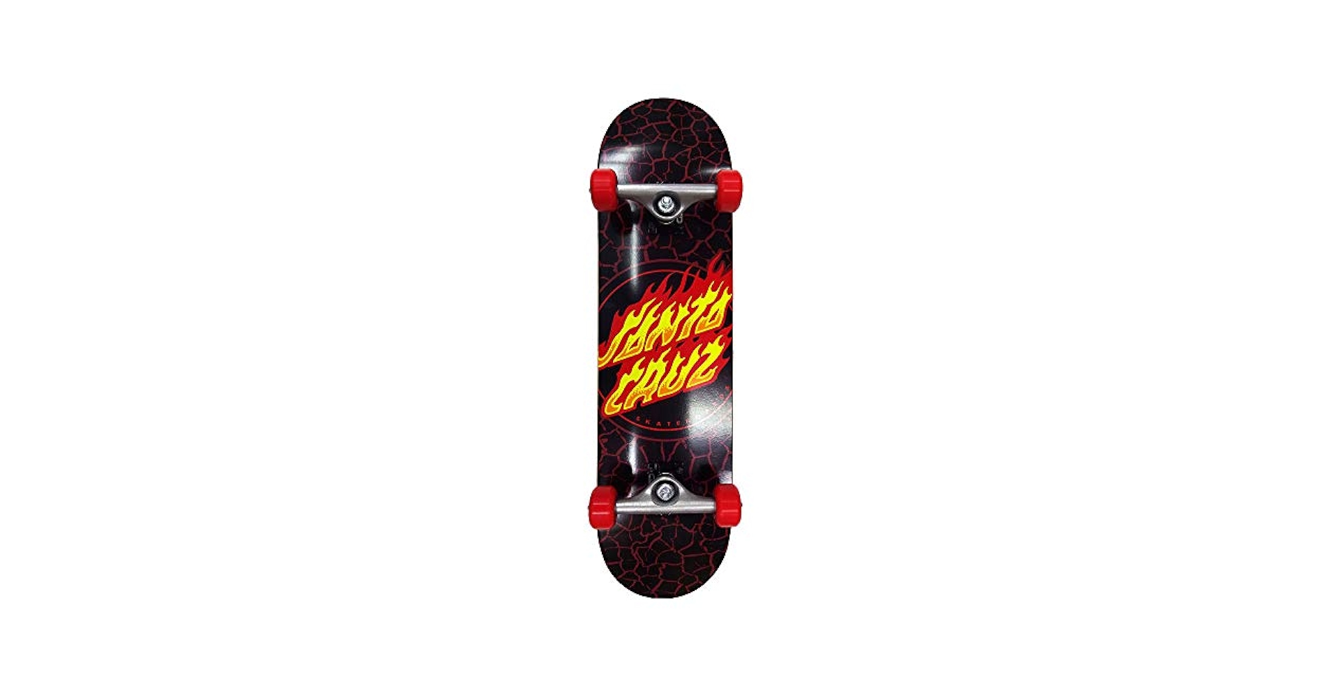 サンタクルーズ スケボーデッキ flame dot 定番ロゴ ８インチ 送料無料 サンタクルーズ スケートボード FLAME DOT LARGE SK8