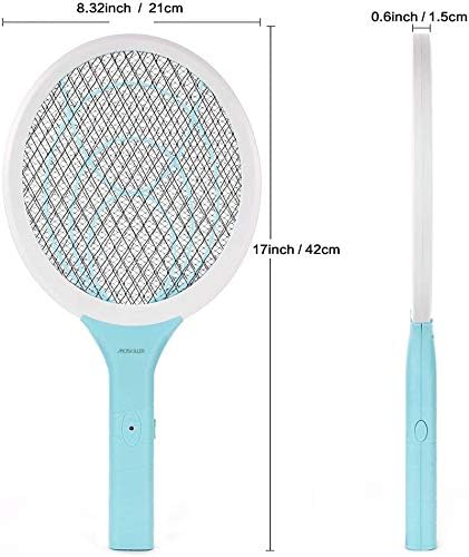 Endbug 2 Pack Electric Fly Swatter & Handheld Bug Zapper Racket for Indoor and Outdoor