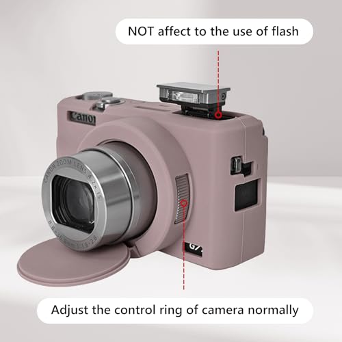 Funda de Silicona Canon G7X Mark III Gris Protectora - Fernando Cortés