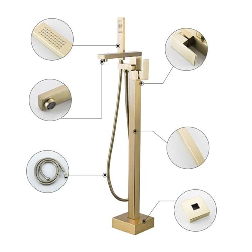 Robinet de Bain autoportant en laiton pour éviter la corrosion - 5