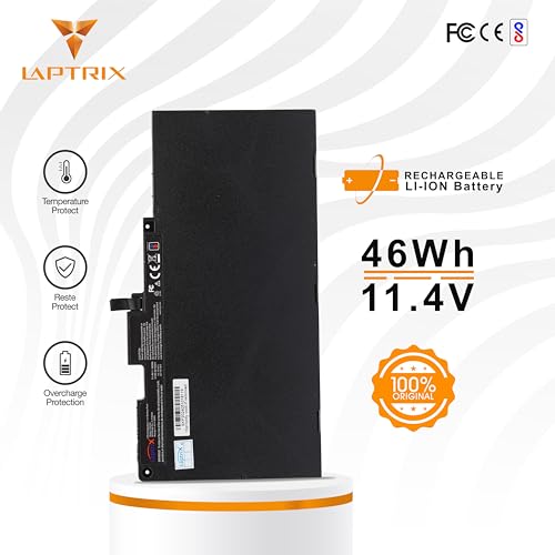 Image of Laptrix CS03 CS03XL Laptop Battery for Compatible HP EliteBook 840 G3 848 G3 745 G3 840 G4 848 G4 850 G4 755 G4 745 G4 ZBook 15u G3 G4 mt42 mt43 Series 800231-1C1 800513-001 Laptop Battery