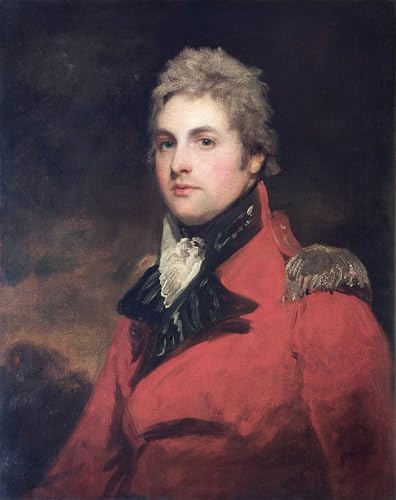 Pinturas murales retrato soldado británico de John Hoppner para decoración de la sala de estar