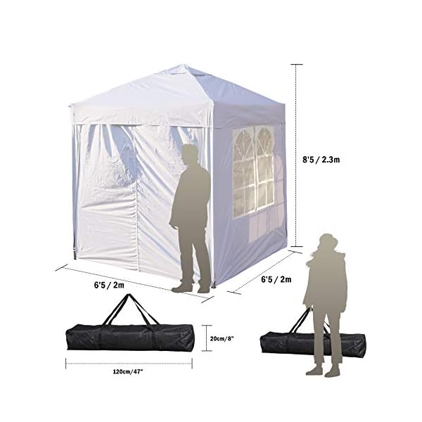 SANHENG Pop Up Gazebo, Pop Up Tent with Weights, Fully Waterproof, All Weather Gazebo ideal for Outdoor Party Camping - Image 5