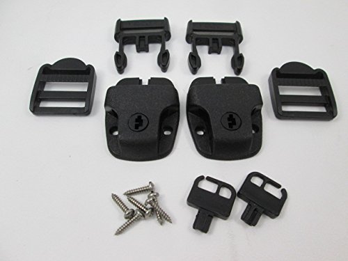 (2) Nexus Spa Hot Tub Cover Broken Latch Repair Kit Clip Lock Loc #TOP4