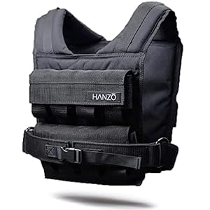 Premium Training Weighted Vest Men & Women – 25lbs/35lbs/45lbs/65lbs, Adjustable Nylon Body Weight Workout Vest for Fitness, Calisthenics, and Home Workouts