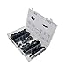 Produktbild VORCOOL 141pcs Universal Auto Gummimuffe Stecker Set Unterputz Black Hole Plug Sortiment