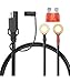 Bates- SAE Battery Connector, 2 FT, 2 Pack, SAE to O Ring Terminal Harness, 2 Pin Battery Connector