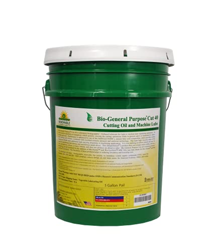 Renewable Lubricants Bio-General Purpose Cut 40 Oil, 5 Gallon Pail