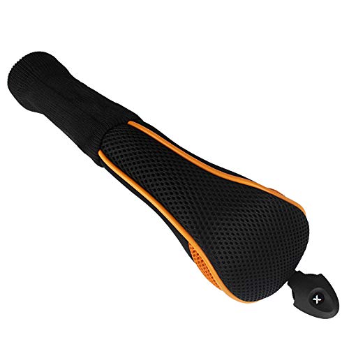 Andux 4 Pack Long Neck Golf Hybrid Club Head Covers Interchangeable No. Tag Ctmt-01 Orange #TOP3