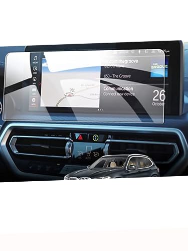 Protecteur d'écran BMW X3 X4 2022+ en verre trempé 9H pour navigation 12.3 pouces