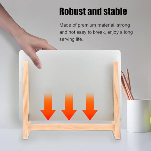Base de madera para laptop ajustable OUNONA miniatura 5