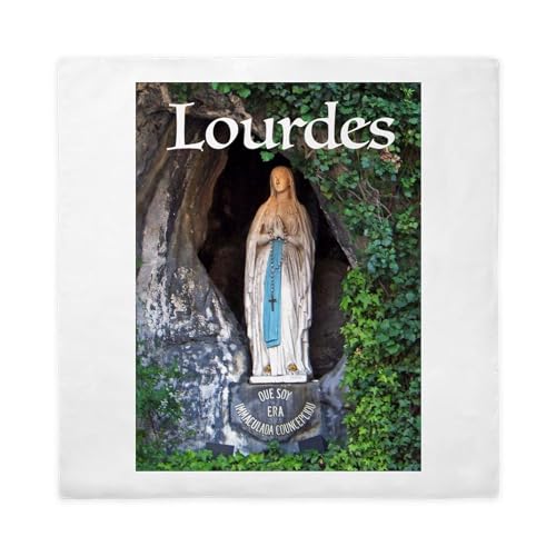 CafePress Virgin Mary Lourdes 1 Queen Duvet Cover, Printed Comforter Cover, Unique Bedding