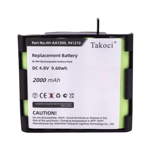 Batería compatible con Phyiso, Rehab, Theta 4.8V/2000mAh
