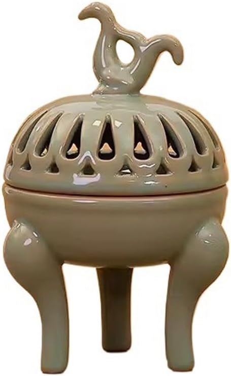 Incense Burner,Incense Stick Holder,Retro Ceramic Aromatherapy Furnace Household Agarwood Incense Burning Ornaments Indoor Incense Incense Burner Incense Holder