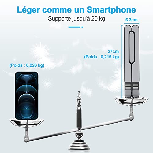 AOVUYCK-Store Laptop-Ständer, 8 verstellbare Ebenen, Laptop-Ständer, Silikon, rutschfest, kompatibel mit MacBook, Lenovo, HP, anderen Laptops und Tablets von 10 - 15,6 Zoll