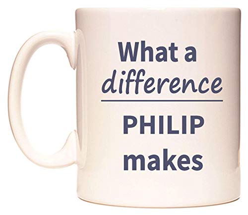 WeDoMugs What a Difference Philip Makes Ceramic 11oz Coffee Mug