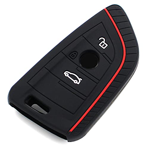 Mini Cadena Sony VB - Funda De Silicona Para Llave De Coche Con 3 Botones, Color Negro Y Rojo Virus Juego
