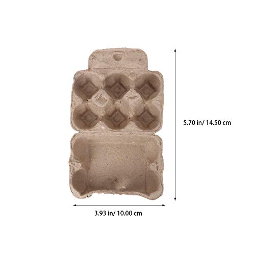 Balacoo TC22Q0517Q Egg Cartons - Paper Egg Tray Folding Egg Storage Box Egg Holder Portable Carton thumb #1