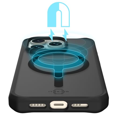 Coque antichoc iPhone 15 Pro Max résolvant les risques de chute MagSafe mate