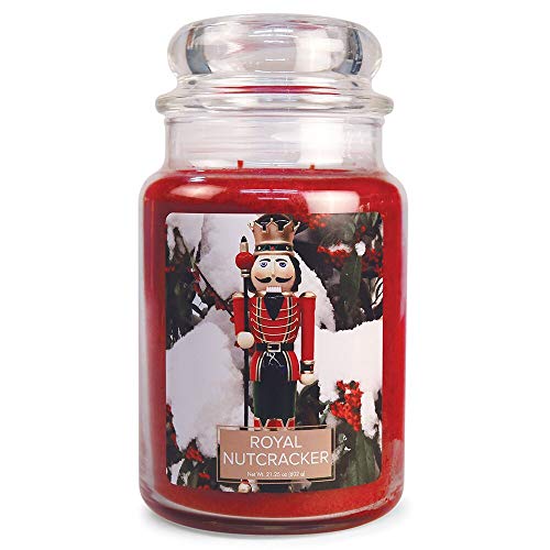 Village Candle Royal - Vela perfumada en tarro de cristal (26 oz), color rojo Cover