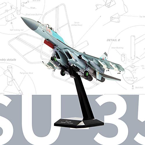 Lose Fun Park 1：100 Su-35 Fairchild Republic Metal Model Airplanes Diecast Military Plane Model Fighter Model Airplane With Stand #TOP2